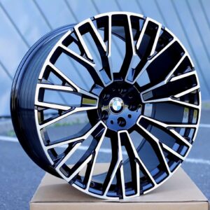 BMW 5x112 G seeria x5 x6 x7 AMZ H3156F Black polish 20x10.5 ja 20x9