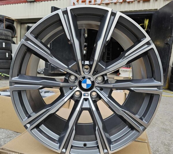 R20 BMW 5x112 G Seeraia x5 x6 x7 AMZ 796D Gray polished 20x10.5 ja 20x9