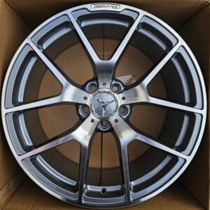 R19 MB  5x112 AMG 12229 Gray polished erilaiad 19x9.5 ja 19x8.5