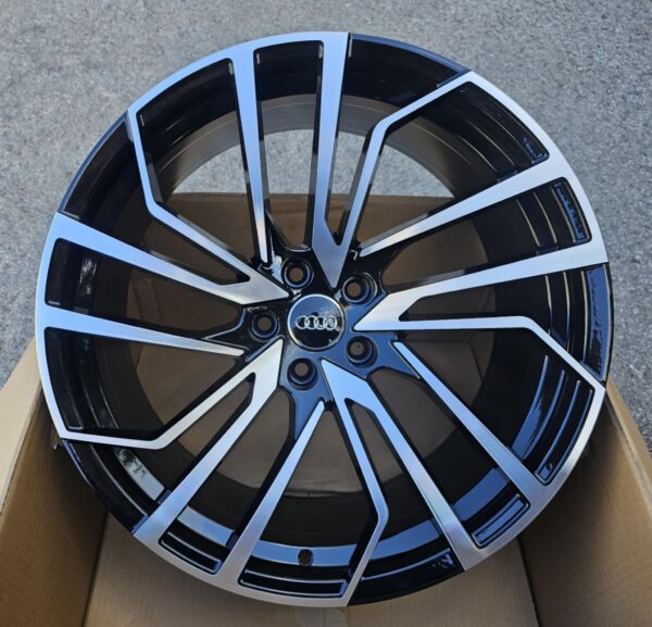 R19 AUDI VW SEAT SKODA AMZ 3054F Black polish 19x8.5 5x112