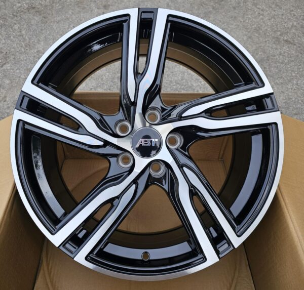 R19 Volvo Jaguar AMZ 9393 Black polish 19x8 5x108