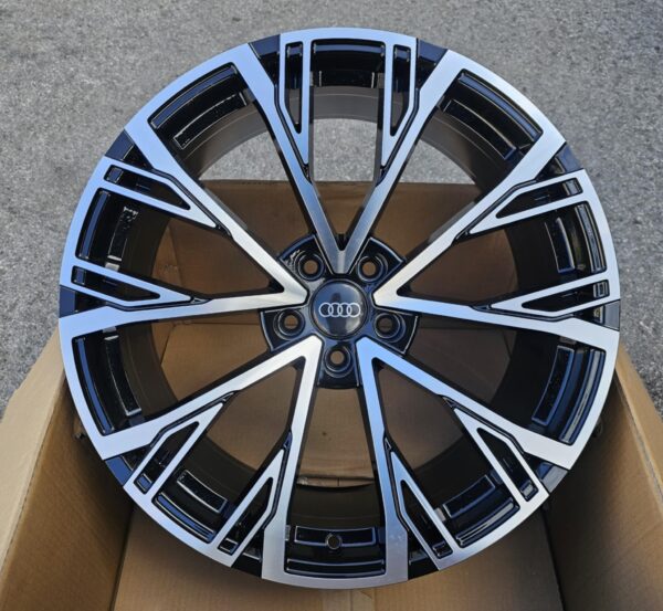 R20 AUDI VW SEAT SKODA AMZ 5170 Black polish 20x9 5x112