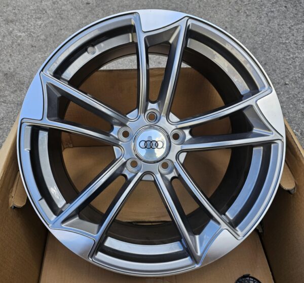 R18 AUDI VW SEAT SKODA MB 54163 GMP Gray polished 18x8 5x112