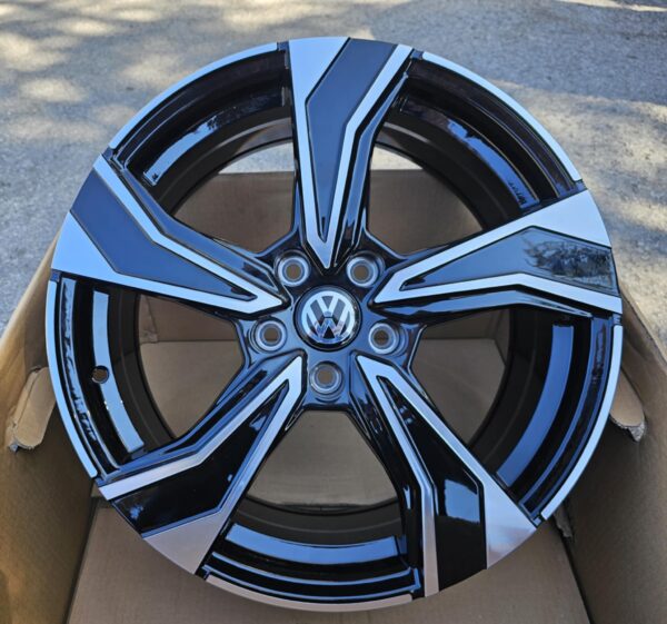 R17 AUDI VW SEAT SKODA MB AMZ 5623 Black polish 17x7 5x112