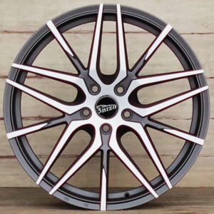 R19 3S029 Gray polished 5x112 erilaiad 19x9.5 19x8.5