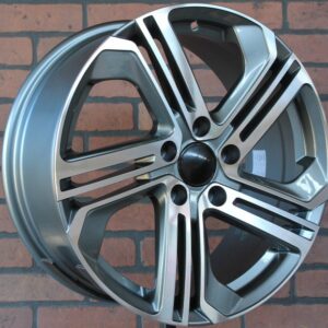 R19 AUDI VW SEAT SKODA A-5586 GP Gray polished 19x8.5 5x112
