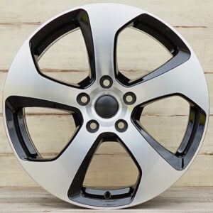 R17 AUDI VW SEAT SKODA 5459 BM Black polish 17x7.5 5x112