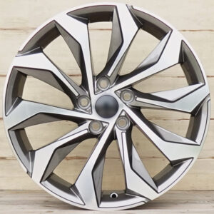 R18 AUDI VW SEAT SKODA MB AMZ 1139 Dark grey polished 18x7.5 5x112