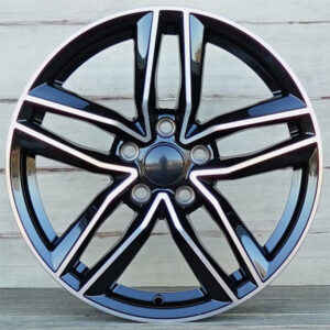 R17 AUDI VW SEAT SKODA MB AMZ 504 Black polish 17x7 5x112