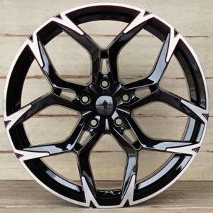 R19 AUDI VW SEAT SKODA MB AMZ 5572 Black polished with powder coating 19x8.5 5x112