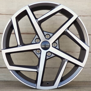 R19 AUDI VW SEAT SKODA AMZ T812 Gray polished 19x8 5x112