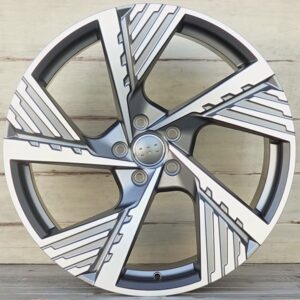 R22 AUDI VW SKODA Seat AMZ 5639 Mat dark gray 22x9.5 5x112