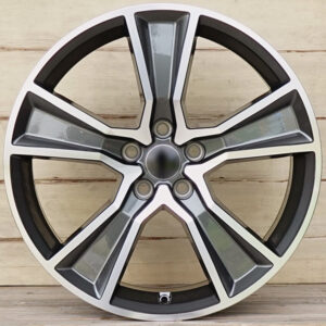 R19 AUDI VW SEAT SKODA AMZ 3057F Dark grey polished 19x8.5 5x112