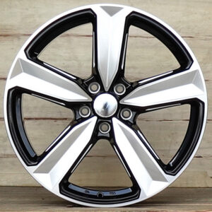 R18 AUDI VW SEAT SKODA MB AMZ REW017 Black polish 18x8 5x112