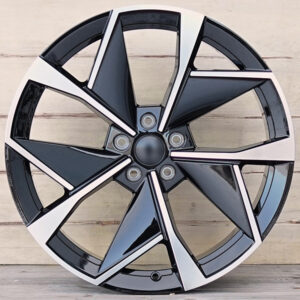 R19 AMZ 5638 Black polish 19x8 5x114.3