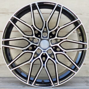 R19 BMW 5x120 AMZ H3242 Black Polished erilaiad 19x9.5 ja 19x8.5