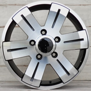 R16 AMZ 6070 Black polish 16x7 5x130