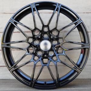 R19 BMW 5x120 AMZ H3143F Black Erilaiused 19x9  ja 19x8