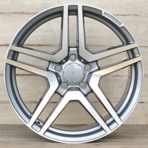 R18 MB 5x112 AMG Erilaiad 731 Gray polished 18x9.5 ja 18x8.5