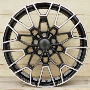 R18 BMW AMZ DF002 Black Polished  18x8  5x120  ET: 35  72.6