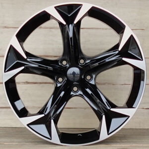 R19 AMZ 5163 BMF  19x8.5  5x112  ET: 40  66.6 Color: Black polished with powder coating