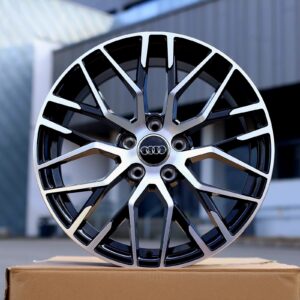 R22 5x112 Audi Vw Seat Skoda MB AMZ FC761 BP  22x9.5 ET: 26  Color: Black polish (BP)