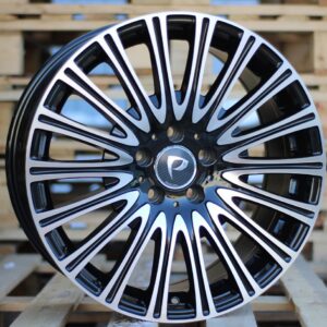 R18x8.5  5X112  ET  45  66.6  B5534  Black Polished (MB)  For MER  (P1)