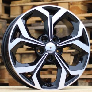 R16x6  5X114.3  ET  50  67.1  FE175  Black Polished (MB)  For KIA  (P+K7)