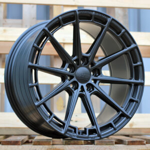 R20x10 5X112 ET 40 66.5 HX019F (F9793) Black Half Matt (BLHM) For HAXER (Z5) (HYBRID FORGED New Design)