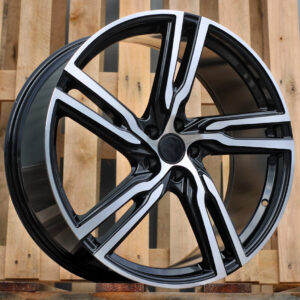 R19x8 5X108 ET 45 63.3 FE161 (IN5356) Black Polished Half Matt (MBHM) For VOLVO (K7+Z6)