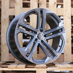 R20x9  5X112  ET  33  66.5  B1504  Grey Polished (MG)  For AUD  (K3)  ((AKC 130 Eur))