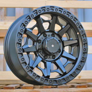 R20x9 8X165.1 ET 1 130 B1721 Black Half Matt (BLHM) For 4X4 (Z1)