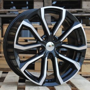 R18x8 5X108 ET 49 67.1 V515 (FE133/V515) Black Polished (MB) For VOLVO (P2+R)