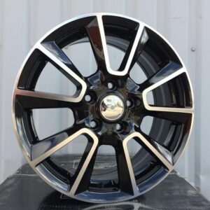 R15x6  5X100  ET  38  57.1  SK501  (FR578)  Black Polished (MB)  For SKODA  (P1)