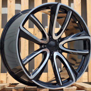 R22x9.5  5X130  ET  58  71.6  H1737  (CTRGW1737)  Black Polished (MB)  For BENTL  (K3)  (FORGED (Rear+Front))