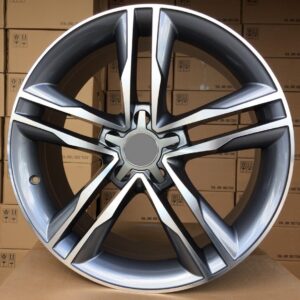 R18x8 5X112 ET 39 66.5 BK114 Grey Polished+Powder Coating (MGPC) For AUD (P)