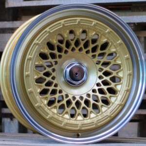 R18x9.5  10X112/120  ET  30  74.1  Q1308  Gold+Polished (YP)  For RACIN  (K4)  (REAR+FRONT ROTIFORM MOTOSPORT)