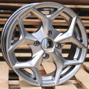 R14x6  4X108  ET  35  63.4  BK556  Hyper Black (HB)  For FORD  (L5)