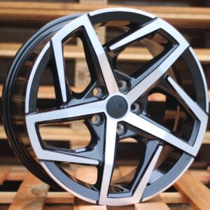 R17x7.5  5X112  ET  45  57.1  XE442  Black Polished+Powder Coating (MBPC)  For VW  (D4)  ((AKC 65 Eur))