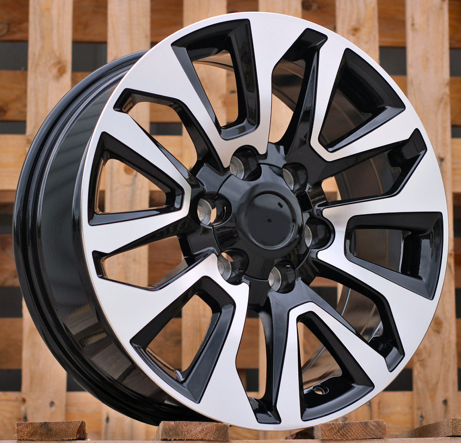 R20x8.5 6X139.7 ET 25 106.1 B1743 Black Polished (MB) For TOYOT (Z1) (4×4 for TOYOTA)