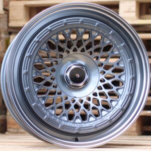 R18x8.5  10X112/120  ET  30  74.1  Q1308  Gun Metal+Polished Lip (GMPL)  For RACIN  (P2)  (REAR+FRONT ROTIFORM MOTOSPORT)
