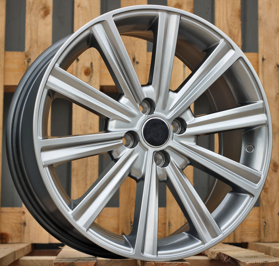 R17x7 4X100 ET 40 60.1 L1280 Hyper Black (HB) For RACIN (K3)
