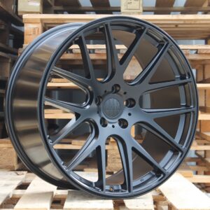 R21x10  5X120  ET  40  72.6  B1311  (HX07)  Black Half Matt (BLHM)  For HAXER  (K7)  (Rear+Front)