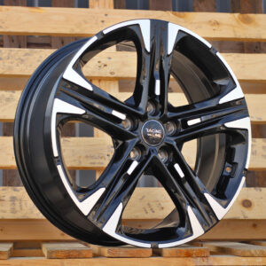 R18x7.5  5X114.3  ET  50.5  67.1  H3482F  Black Polished (MB)  For KIA  (Z7)  (HYBRID FORGED)