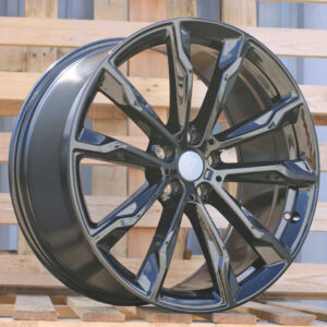 R20x9.5  5X112  ET  43  66.6  H3263F  Black (BL)  For BMW  (Z6)  ((X3) HYBRID FORGED (Rear+Front))