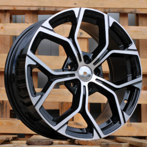 R18x7.5 5X112 ET 51 66.6 A056 Black Polished (MB) For BMW (Z6) (X1/X2)