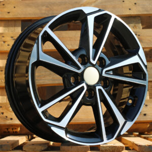 R16x6.5  5X114.3  ET  50  67.1  B1134  Black Polished (MB)  For KIA  (L1+P)