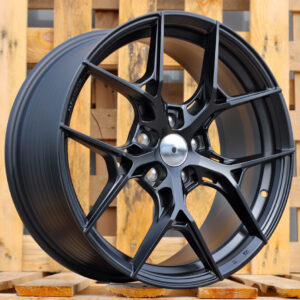 R18x8  5X112  ET  38  66.5  FF132  Black Matt (BM)  For RACIN  (P1)  (HYBRID FORGED)