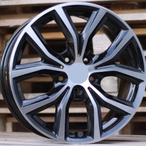 R17x7.5  5X112  ET  52  66.6  FE129  Black Polished (MB)  For RACIN