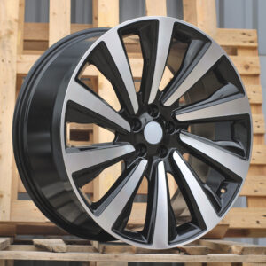 R24x10  5X120  ET  40  72.6  B1756  (H947D)  Black Polished (MB)  For LAND  (K7)  (HYBRID FORGED)